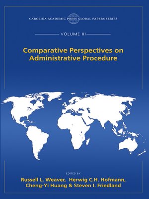 cover image of Comparative Perspectives on Administrative Procedure
